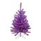 3ft. Unlit Metallic Purple Tinsel Artificial Christmas Tree